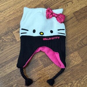 Hello Kitty White and Pink Kids Hat